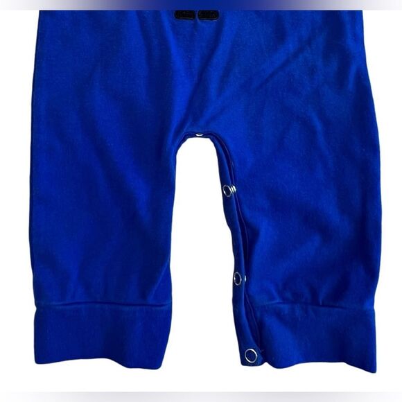 Baby Christmas Embroidered Toy‎ Soldier Blue Snap Romper 3-6 months Holiday Cute - Picture 4 of 8